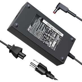 180W 135W AC Charger Fit for Acer Nitro 5 AN515 Series Gaming Laptop AN515-58 AN515-57 AN515-56 AN515-55 AN515-54 AN515-53 AN515-52 AN515-51 Computer Power Adapter Supply Cord
