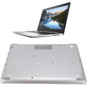 Laptop Bottom Base Cover for Dell Inspiron 5570, Laptop Lower Base Bottom Case Cover Assembly Part, Laptop Computer Replacement Parts, with Cooling Holes