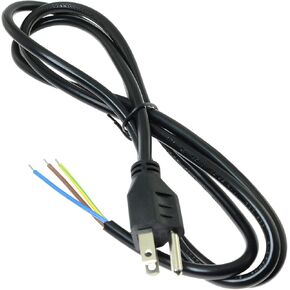 Power Cord 4.9ft 250V 10A 16AWG 3 Prong Power Cord Cable US Plug Replacement Cord for Range Hood Rice Cooker Refrigerator TV Set Monitor Printer