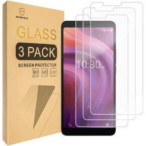 Mr.Shield [3-Pack] Designed For Alcatel 3V (2019) 6.7" Inch [Tempered Glass] [Japan Glass with 9H Hardness] Screen Protector with Lifetime Replacement