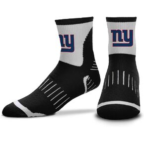 For Bare Feet FBF NFL Performance Quarter Length Socks - Polyester Blend - Men and Woman - Compression Bands - High-Performance Socks (Las Vegas Raiders - Black, Adult Medium)