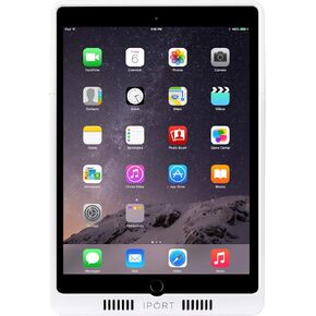 حافظة IPORT LAUNCH (LaunchPort) - حافظة iPad للشحن اللاسلكي - متوافقة مع iPad 10.2 الجيل التاسع وiPad 10.2 الجيل الثامن - أبيض in Kuwait
