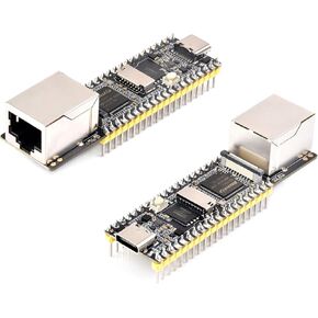 Pico Plus RV1103 Linux Micro Development Board with Pre-Soldered Header, Integrate ARM Cortex-A7/RISC-V MCU/NPU/ISP Processors, with Ethernet Port, Support GPIO UART SPI I2C USB CSI Camera Interfaces