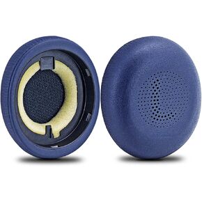 Earpads Replacement for Elite 45h, Evolve2 65 MS/UC Wireless Headphones - Protein Leather/Ear Cushion/Ear Cups by JESSVIT (Black)