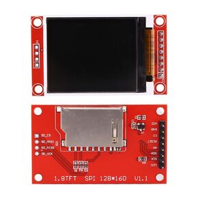 1.8 inch SPI TFT LCD Color Display Module Touch Panel, ST7735 128x160 Touch Screen Monitor Module 51/AVR/STM32/ARM 8/16 bit for DIY