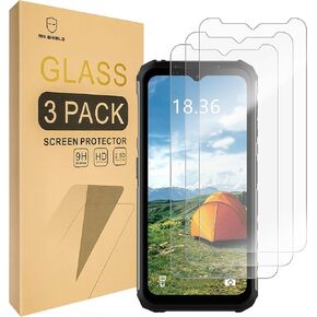 Mr.Shield [3-Pack] Screen Protector For Ulefone Armor 22 [Tempered Glass] [Japan Glass with 9H Hardness] Screen Protector