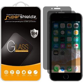 Supershieldz (2 Pack) Designed for Apple iPhone 6S Plus and iPhone 6 Plus (Privacy) Anti Spy Tempered Glass Screen Protector, 0.33mm, Anti Scratch, Bubble Free