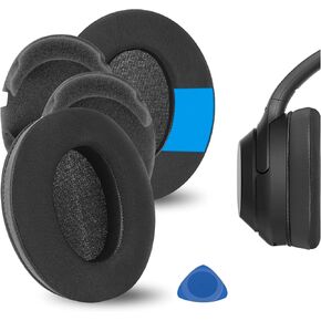 Geekria Sport Cooling Gel Replacement Ear Pads for Sony WH-1000XM3, 1000 XM3 Headphones Ear Cushions, Headset Earpads, Ear Cups Cover Repair Parts (Black)