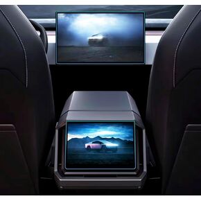 واقي شاشة خلفي من الزجاج المقسى لسيارة Tesla Cybertruck 2024 (9.4 بوصة) شاشة لمس 9H مضادة للخدش عالية الوضوح
