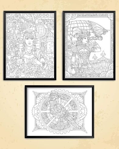 ColorIt Eerie Enchantment: كتاب تلوين للكبار من Fairytale Origins Spiral Bound، 50 رسمة من الخيال الساحر، وقصص الخرافات والأميرات، وورق سميك، وحواف مثقوبة، وأغطية ذات غلاف مقوى، ونشافة حبر in Kuwait