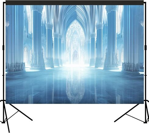 Fairytale Storybook Princess Castle Dreamy Night Party Backdrop Large Banner Decoration Dessert Table Photography Background Photobooth Prop 7x5 feet in Saudi Arabia