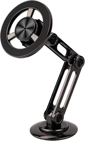 Magnet Phone Holder for Car, 360° Rotation Pro Phone Mount Car Magnetic Practical Car Phone Holder Mount with Metal Ring Phone Holder Accessory for Car Dashboard Air Vent in Saudi Arabia