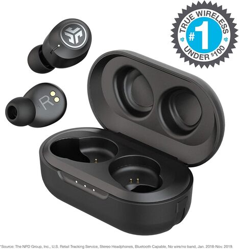 JLab JBuds Air ANC True Wireless Bluetooth Earbuds | Black | Active Noise Canceling | Low Latency Movie Mode | Dual Connect | IP55 Sweat Resistance | Custom 3 EQ Sound Settings (Renewed) in Saudi Arabia
