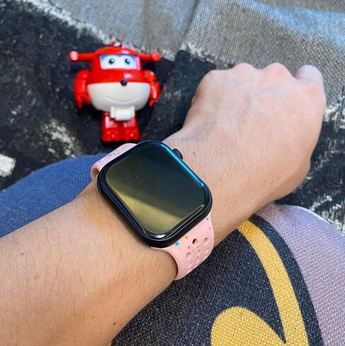 سوار رياضي متوافق مع سوار ساعة Apple 38 مم 40 مم 41 مم 42 مم 44 مم 45 مم 49 مم، استبدال حزام سيليكون ناعم لطيف لسلسلة iWatch 9 8 7 6 5 4 3 2 1 Ultra SE in Kuwait