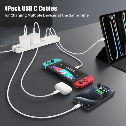 Essri USB C to USB C Cable 3FT for Apple iPhone 17 16 Charger Cord 4Pack in Saudi Arabia