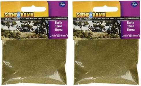 Woodland Scenics Earth 3.6 Cubic Inches, 2 Ounce (Pack of 1) in Saudi Arabia