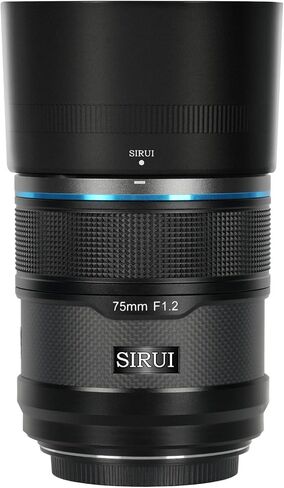 Sirui Sniper 75mm F1.2 APSC Auto-Focus Lens (E Mount, Black, Carbon Fiber) (75AS12E-B) in Saudi Arabia