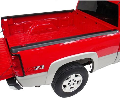 Bushwacker Ultimate BedRail Caps - DiamondBack w/ Stake Holes | 2-Piece Set, Black, Smooth Finish | 49506 | Fits 1988-1999 Chevrolet/GMC C/K 1500; 1998-2000 Chevrolet C/K 2500 w/ 8' Bed in Saudi Arabia