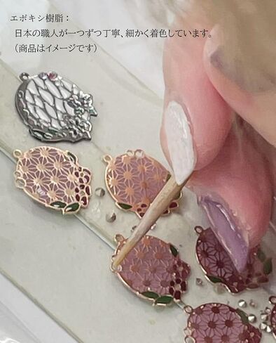 Earrings women Titanium Post Cat Cherry Blossom Epo Enamel Resin Accessories Made in Japan acc20 in Saudi Arabia
