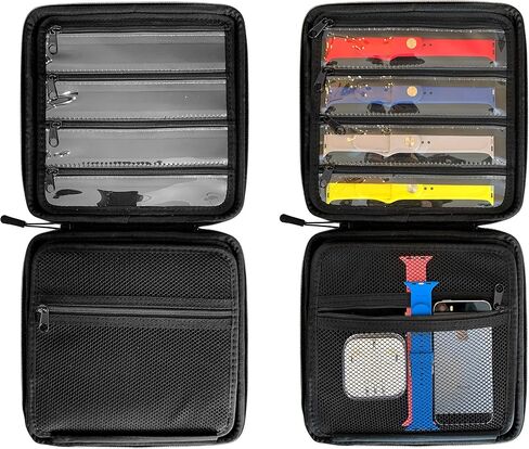 Zero Mass Smart Watch Bands Travel Case/Folder, Compatible with Apple Watch Bands, Stores 8-16+ in Saudi Arabia