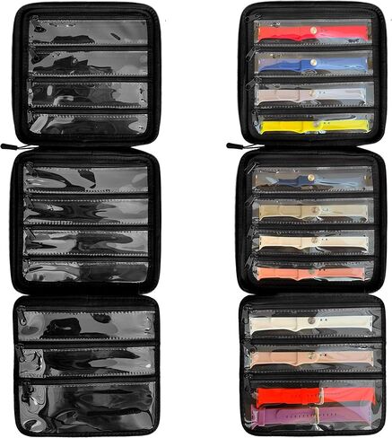 Zero Mass Smart Watch Bands Travel Case/Folder, Compatible with Apple Watch Bands, Stores 8-16+ in Saudi Arabia