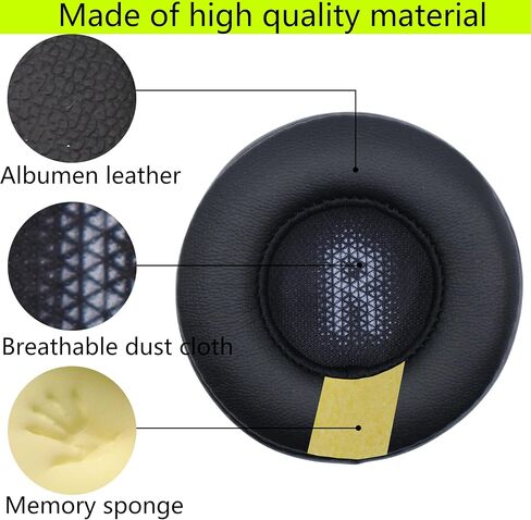 E45BT Ear Pads Replacement Type Ear Pads Repair Accessories Ear Pads Compatible with JBL E35 E45bt E45 Wireless Earphones (White) in Saudi Arabia