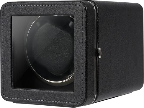 ملفاف ساعة أوتوماتيكي من كالاوين، ملفاف ساعة جلدي فردي مع محرك ياباني هادئ، 4 أوضاع دوران مع ضوء LED هدية باللون الأخضر in Kuwait