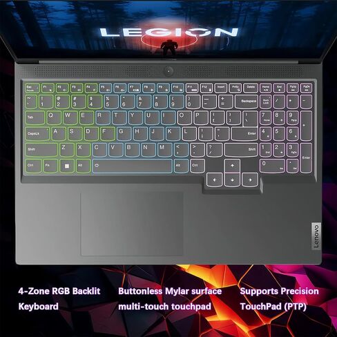 Lenovo 2023 Portable Legion Slim 5 Gaming Laptop, AMD Ryzen 5 7640HS, NVIDIA GeForce RTX 4060(TGP 140W), 16" WUXGA (1920 x 1200) Screen, Win 11 Home, with HDMI Cable (32GB RAM | 2TB PCIe SSD), Gray in Saudi Arabia