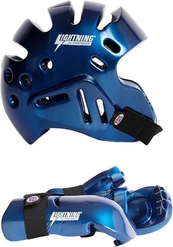 PROFORCE Lightning Martial Arts Protective Sparring Gear Bundle - Headgear/Gloves (Black, Medium) in Saudi Arabia