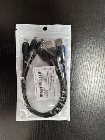 كابل Micro USB قصير بطول 6 بوصات، 3 حزم، كابل USB بطول 0.5 قدم إلى كابل USB صغير in Kuwait