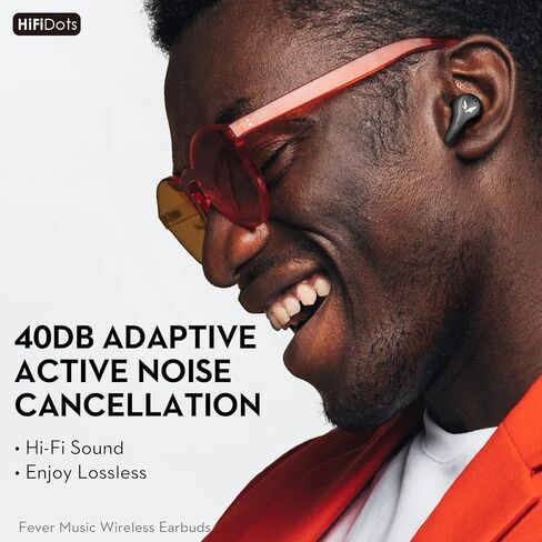 mifo FiiTii HiFiDots aptX Lossless Wirless Earbuds, Bluetooth 5.3 Adaptive Active Noise Cancelling Earbuds,HiFi Stereo Ear Bud with Fast Charging Function,1D+1BA Drivers with APP Control Earphones in Kuwait