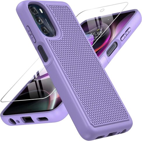 BNIUT for Motorola Moto G 5G 2022 Case: Dual Layer Shockproof Heavy Duty Protection | Military Grade Drop Proof Protective Phone Cases | Hybrid Hard Shell with Sturdy Durable Texture - Black in Saudi Arabia