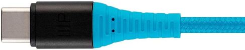 كابل Monoprice USB 2.0 Type-C إلى Type-A للشحن والمزامنة - Kevlar/Nylon-Braid، 1.5 قدم، أزرق - سلسلة AtlasFlex in Saudi Arabia