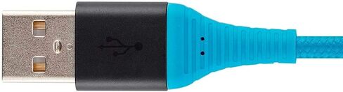 كابل Monoprice USB 2.0 Type-C إلى Type-A للشحن والمزامنة - Kevlar/Nylon-Braid، 1.5 قدم، أزرق - سلسلة AtlasFlex in Saudi Arabia