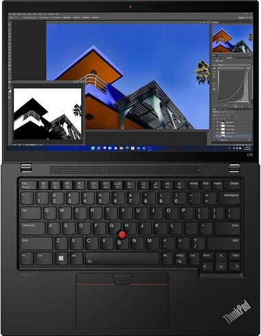 كمبيوتر محمول Lenovo Thinkpad L14 مقاس 14 بوصة، كمبيوتر محمول عالي الدقة، معالج AMD Ryzen 7 PRO 4750U، ذاكرة الوصول العشوائي DDR4 سعة 32 جيجابايت، SSD 512 جيجابايت، كاميرا ويب، HDMI، RJ45، نافذة 11pro (متجدد) in Kuwait