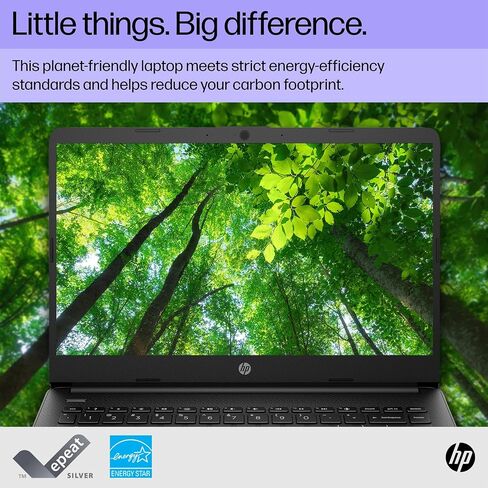 HP 14" Touchscreen Laptop, AMD Ryzen 3 5300U, 16GB RAM, 512GB SSD, Thin & Light Laptop 14 inch Touchscreen for Student & Business, Fast Charge, Windows 11 in S Mode, Black in Saudi Arabia