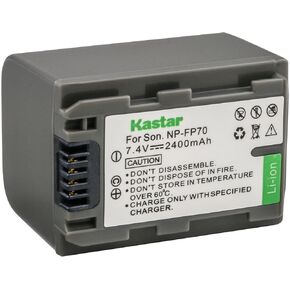 Kastar 4-Pack NP-FP70 / NP-FP71 Battery Replacement for Sony DCR-DVD405, DCR-DVD505, DCR-DVD602, DCR-DVD605, DCR-DVD653, DCR-DVD703, DCR-DVD705, DCR-DVD755, DCR-DVD803, DCR-DVD92 Camcorder