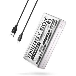 MOVE SPEED Laptop Portable Charger 65W 20000mAh, Power Bank Fast Charging USB C 4 Port PD3.0 Battery Pack for MacBook Dell iPhone Samsung iPad, etc