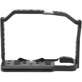 Camera Cage Aluminum Alloy 1/4inch 3/8inch Screw Hole for Quick Release, Cold Shoe Port, Multiple Expansion Interfaces, Design, for Z50 Cameras