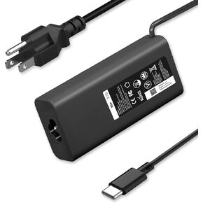65W Type-C USB-C Ac Adapter Laptop Charger for Dell Latitude 3500 5520 5285 5290 5320 7212 7370 7420，Chromebook 3100 3400 5190 5400,XPS 13 9250 9360 9365,HA65NM190 LA65NM190