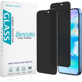 (2 Pack) Matte Privacy Screen Protector Designed for iPhone 15 Pro Max, iPhone 15 Plus (6.7-inch) Anti Glare Anti-Spy Tempered Glass Film, Anti Fingerprint, Ultra-Smooth