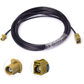 wlaniot Fakra K Female to Male Pigtail Cable RG174 16.4ft Sirius Antenna Extension Cable Truck/RV XM Satellite Radio Antenna