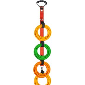 Extension Cord Organizer, Extension Cord Storage System Extension Cord Holder with Multiple Cord Holders for Vertical Space,Flexible DIY Garage Garden Storage Organizer for Cable,Hose,Rope