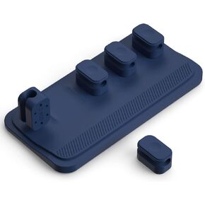 USB Cable Clips, Magnetic Cable Holder, Self Adhesive Wire Management, Cord Organizer Holder for Home, Office, Car