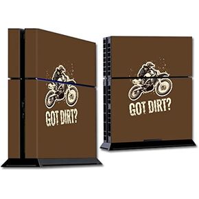 MightySkins Skin Compatible with Sony Playstation PS4 Console – Got Dirt | Protective, Durable, and Unique Vinyl Decal wrap Cover | Easy to Apply, Remove, and Change Styles | Made in The USA