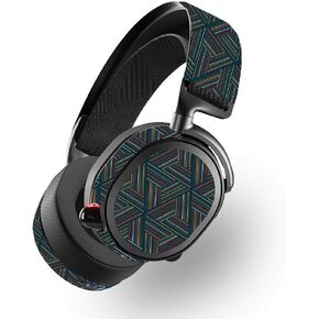 MightySkins Skin for SteelSeries Arctis Pro Wireless - Triangle Stripes | Protective, Durable, and Unique Vinyl Decal wrap Cover | Easy to Apply, Remove, and Change Styles | Made in The USA