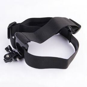 Elastic Mount Extendable Head Belt flexible Strap Band + Adapter for Sony action cam HDR-AS100v AS30V AEE AS15 AS30 SJ1000 Sports Action Cam Camera Accessory