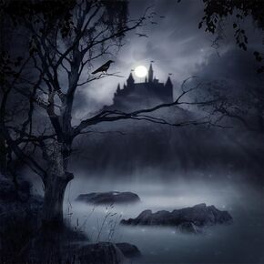 Large Halloween Backdrop 10x10ft Spooky Forest Photography Background for Halloween Theme Party Decor, Kids & Adults Photo Booth Props