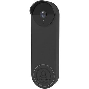 Silicone Case Doorbell Cover Weatherproof Protective Silicone for Google Nest Doorbell Case Anti-UV (White)