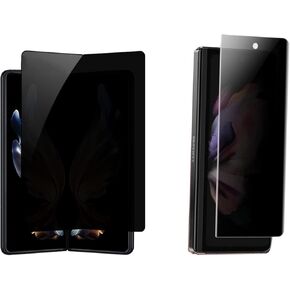 2+1 Pack Privacy Screen Protector Designed for Samsung Galaxy Z Fold 6, Anti-peep 1PCS Outside +1PCS Inside Soft Film+1PCS Clear Lens Protector Smooth
